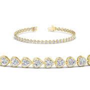 4-40-ct-heart-shaped-diamond-bezel-tennis-bracelet-in-yellow-gold-fdbrc10581htangle2-4-40-ct-nl-yg